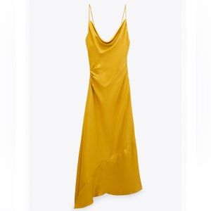 Zara Satin Effect Slip Dress